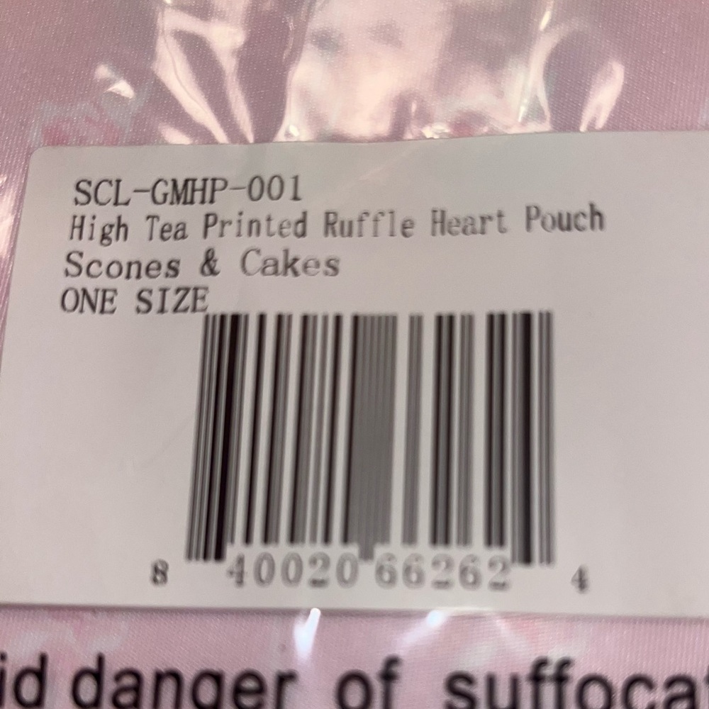 NIB Stoney Clover High Tea Ruffle Pouch - Picture 5 of 5